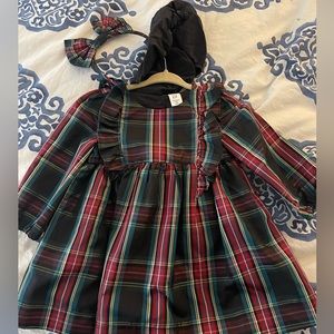 Baby gap 18-24 month dress and matching headband.